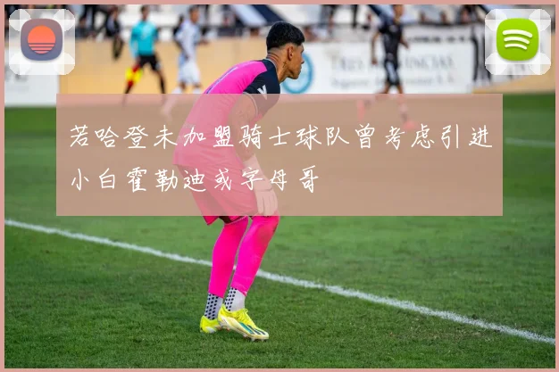 若哈登未加盟骑士球队曾考虑引进小白霍勒迪或字母哥